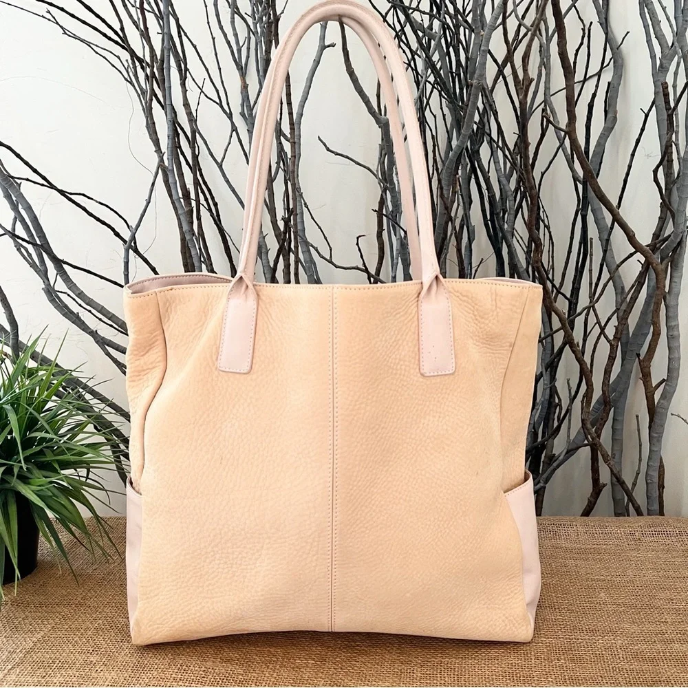 Molton Brown Buttery Pebble Nubuck Leather Tote
